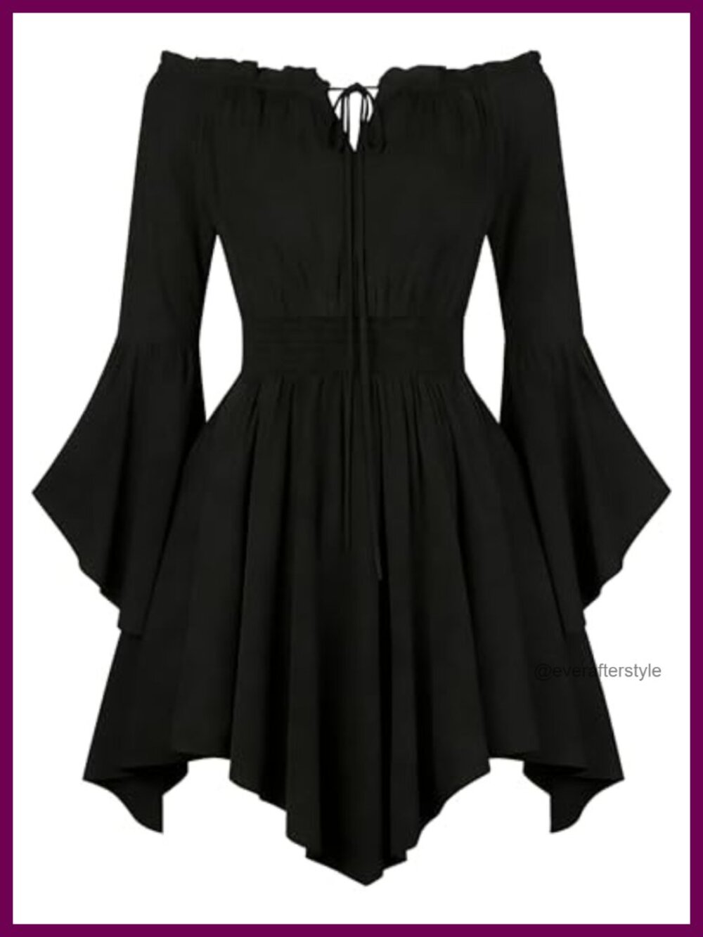 Women Renaissance Pirate Dress Off Shoulder Medieval Costume A-Line